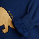 Mini Rodini - Dino appliqué sweatshirt - navy | Scout & Co