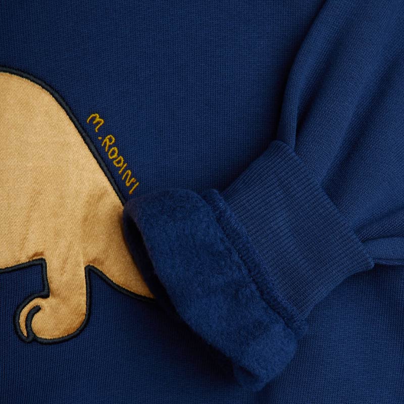 Mini Rodini - Dino appliqué sweatshirt - navy | Scout & Co