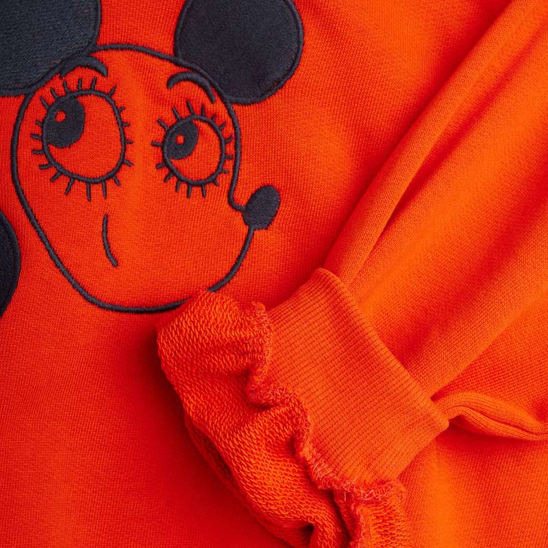 Mini Rodini - Ritzratz embroidered sweatshirt - red | Scout & Co