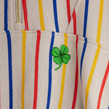 Mini Rodini - Clover embroidered half-zip sweatshirt | Scout & Co