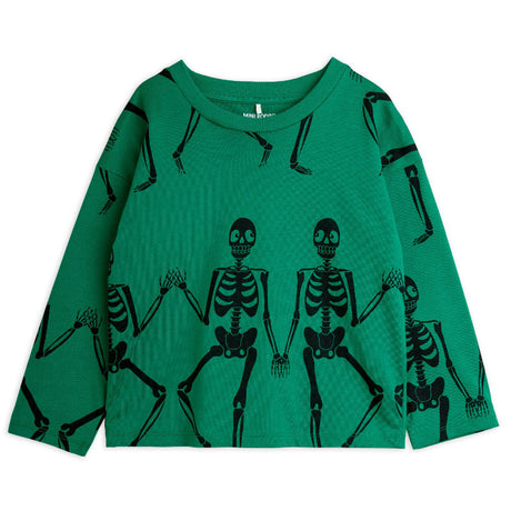 Mini Rodini - Skeleton long-sleeve T-shirt - Green | Scout & Co