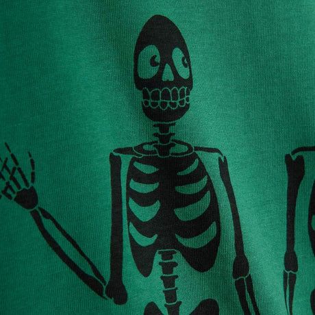 Mini Rodini - Skeleton long-sleeve T-shirt - Green | Scout & Co