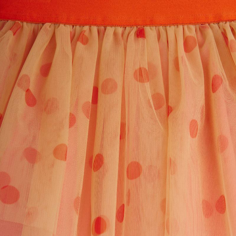 Mini Rodini - Dotted tulle skirt - pink | Scout & Co