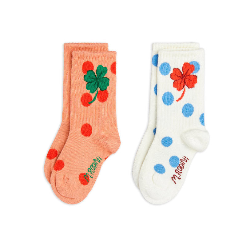 Mini Rodini - Clover socks - 2 pairs | Scout & Co