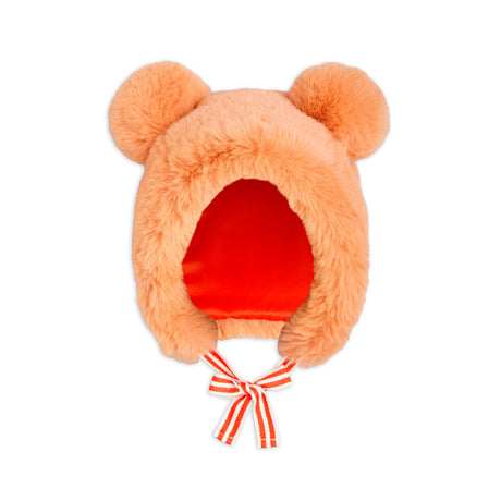 Mini Rodini - Faux-fur ear hat - pink | Scout & Co