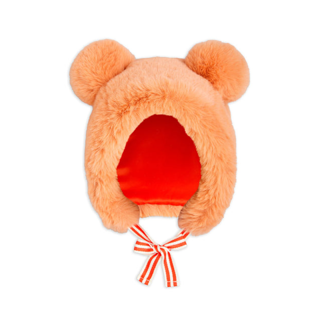 Mini Rodini - Faux-fur ear hat - pink | Scout & Co