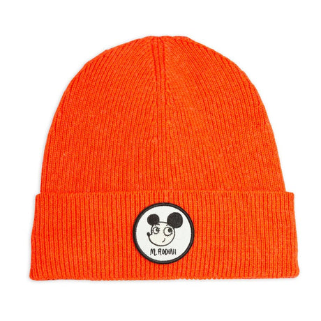 Mini Rodini - Ritzratz patch beanie hat - red | Scout & Co