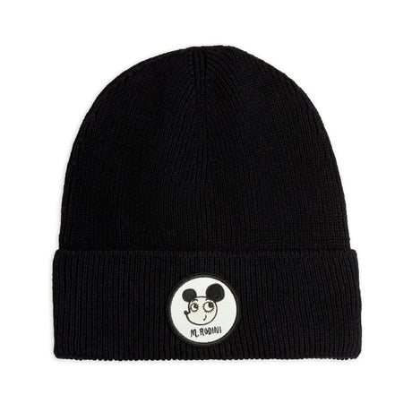 Mini Rodini - Ritzratz patch beanie hat - black | Scout & Co
