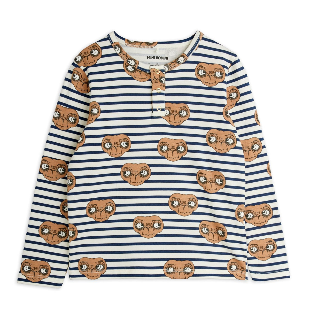 Mini Rodini E.T. Stripe Grandpa Top - UK Stockist | Scout & Co