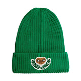 Mini Rodini x E.T. patch knitted beanie hat - green | Scout & Co