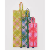 Baggu - 3D Zip Set of 3 - Star Plaid | Scout & Co