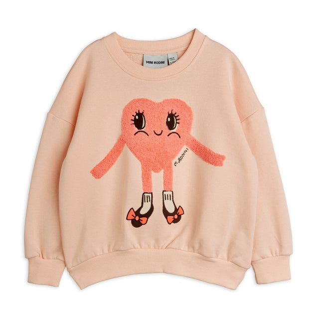 Mini Rodini - Heart In Shoes chenille sweatshirt | Scout & Co