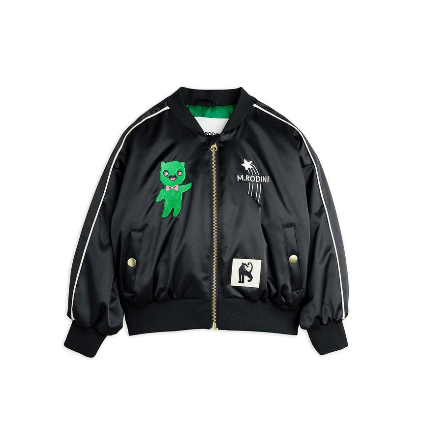 Mini Rodini - United Aliens Unlimited satin baseball jacket | Scout & Co