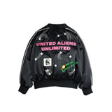 Mini Rodini - United Aliens Unlimited satin baseball jacket | Scout & Co