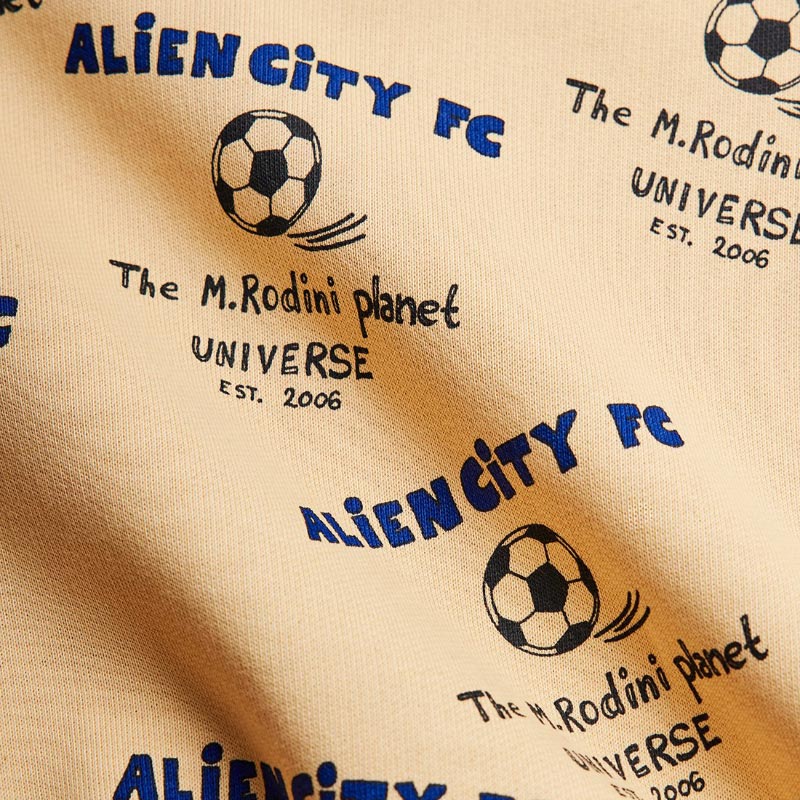 Mini Rodini - Alien City FC aop hoodie | Scout & Co