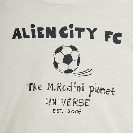 Mini Rodini - Alien City FC short-sleeved tee - off-white | Scout & Co