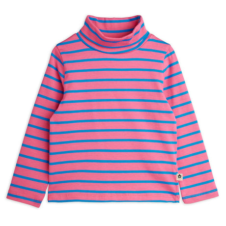 Mini Rodini - Stripe turtleneck top - pink | Scout & Co