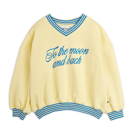 Mini Rodini - To The Moon embroidered sweatshirt - yellow | Scout & Co