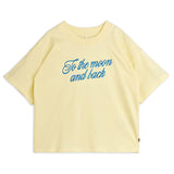 Mini Rodini - To The Moon embroidered short-sleeved tee - yellow | Scout & Co