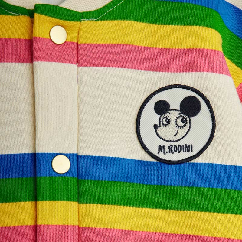 Mini Rodini - Ritzratz stripe baby onesie | Scout & Co