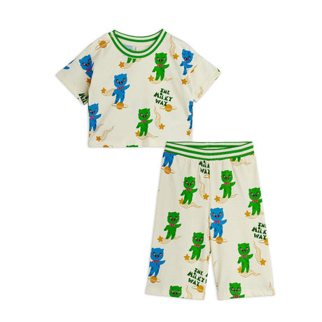 Mini Rodini - Aliens baby set - tee + trousers | Scout & Co