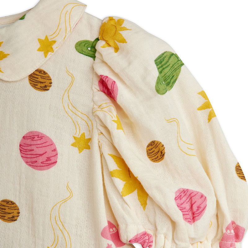 Mini Rodini - Space muslin woven dress | Scout & Co