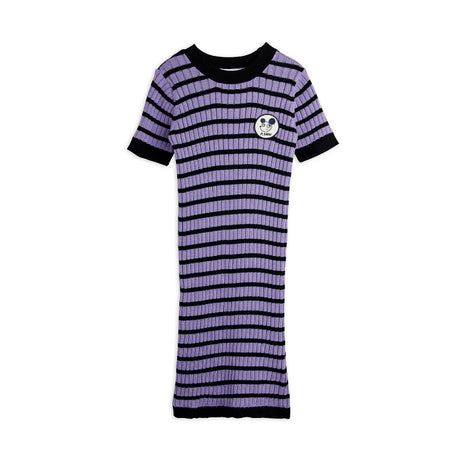 Mini Rodini - Ritzratz rib stripe dress - purple | Scout & Co