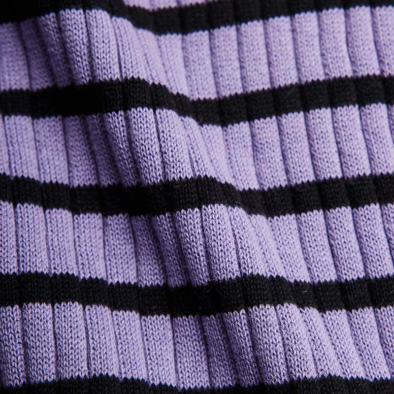 Mini Rodini - Ritzratz rib stripe dress - purple | Scout & Co