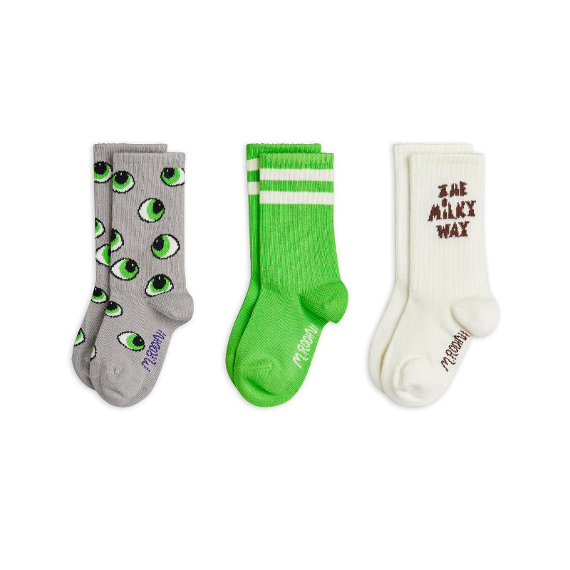 Mini Rodini - Eyes socks - 3 pairs | Scout & Co