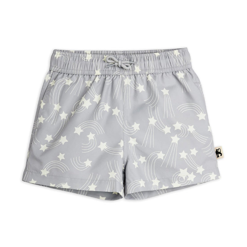 Mini Rodini - Starfall swim shorts - grey | Scout & Co