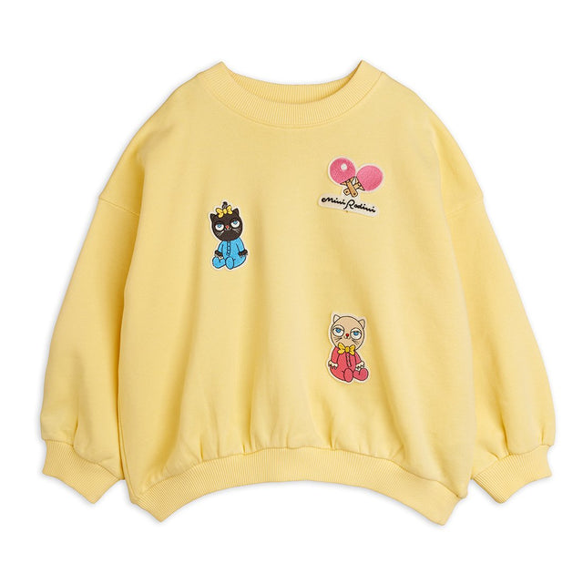 Mini Rodini - Minibabies patches sweatshirt - yellow | Scout & Co