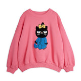 Mini Rodini - Cat chenille sweatshirt - pink | Scout & Co