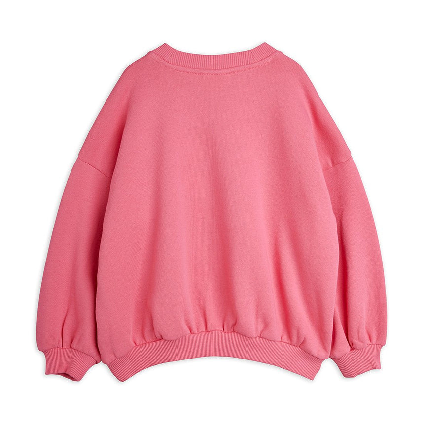 Mini Rodini - Cat chenille sweatshirt - pink | Scout & Co