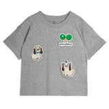 Mini Rodini - Minibabies patches short-sleeved tee - grey | Scout & Co