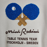 Mini Rodini - Table Tennis chenille sweatshirt - grey | Scout & Co