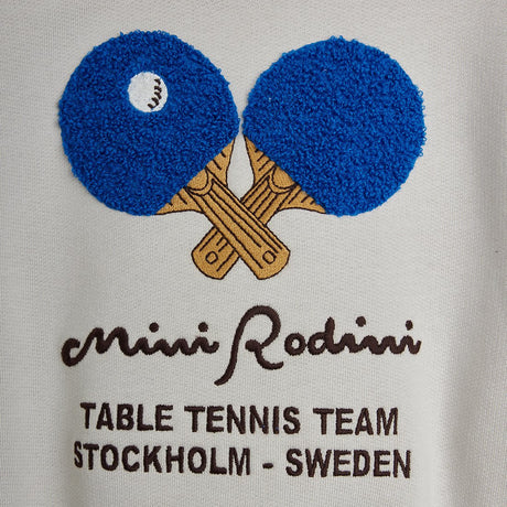Mini Rodini - Table Tennis chenille sweatshirt - grey | Scout & Co