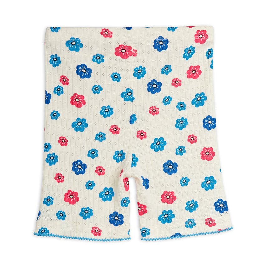 Mini Rodini - Flowers picot pointelle shorts | Scout & Co