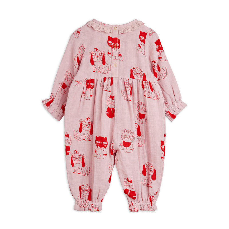 Mini Rodini - Minibabies woven baby jumpsuit | Scout & Co