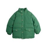 Mini Rodini - Solid heavy puffer jacket – green