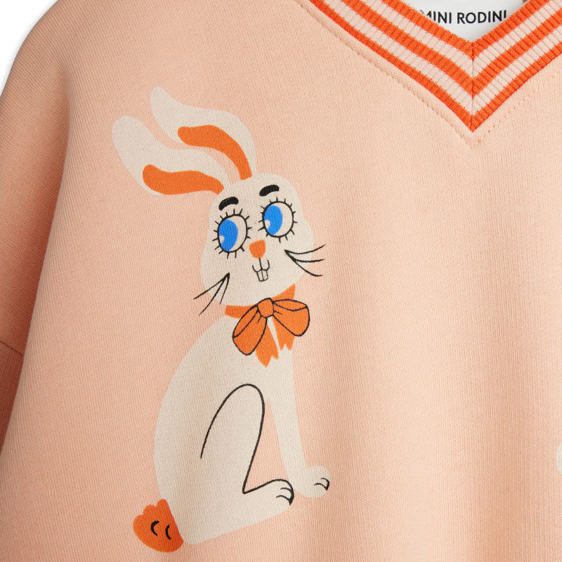Mini Rodini - Rabbits sweatshirt - pink