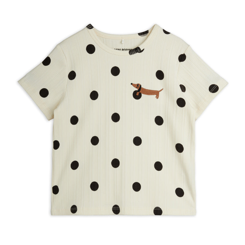 Mini Rodini - Dots dog short-sleeved tee | Scout & Co