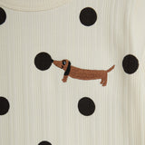 Mini Rodini - Dots dog short-sleeved tee | Scout & Co