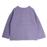 Mini Rodini - Textured frill long-sleeve tee - purple | Scout & Co