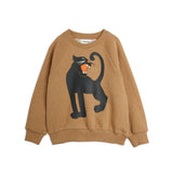 Mini Rodini - Panther melange sweatshirt - brown