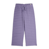 Mini Rodini - Textured frill trousers - purple | Scout & Co