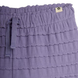 Mini Rodini - Textured frill trousers - purple | Scout & Co