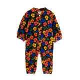 Mini Rodini - Violas velour baby onesie