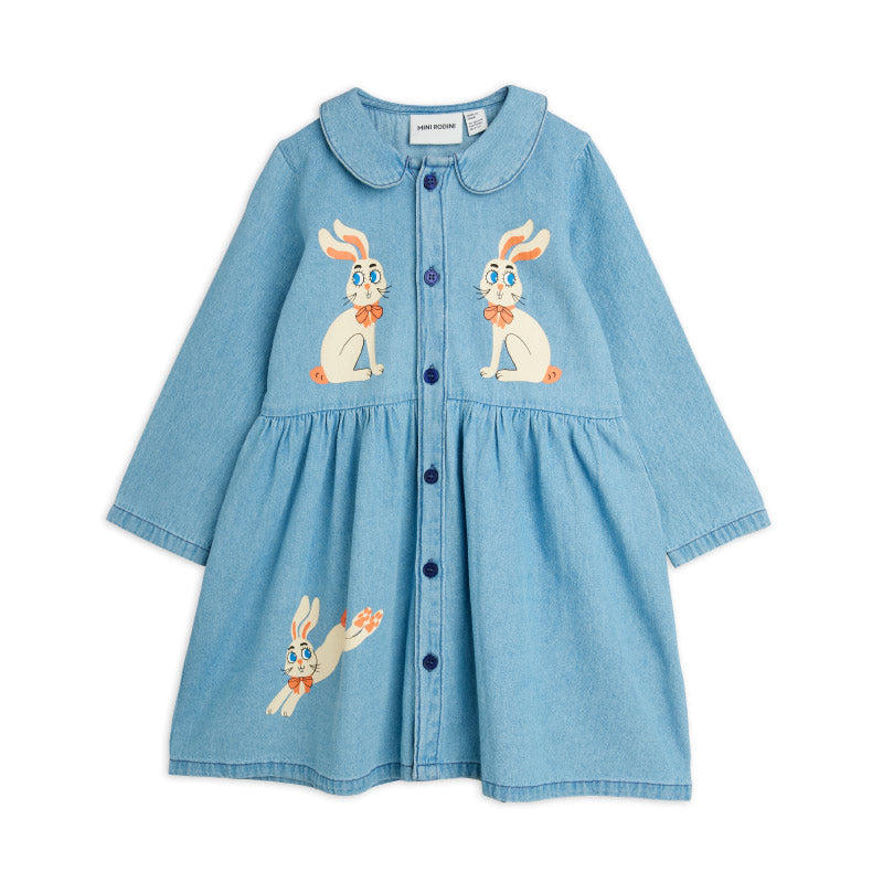 Mini Rodini - Rabbits denim dress