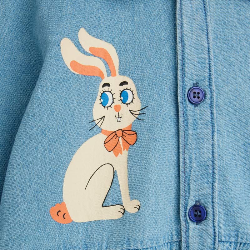 Mini Rodini - Rabbits denim dress