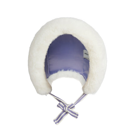 Mini Rodini - Faux-fur fold-up hat - white | Scout & Co
